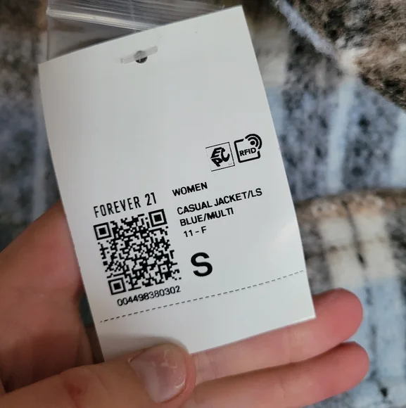 🆕 NWT Forever 21 Plaid Pocket Shacket - Picture 4 of 7